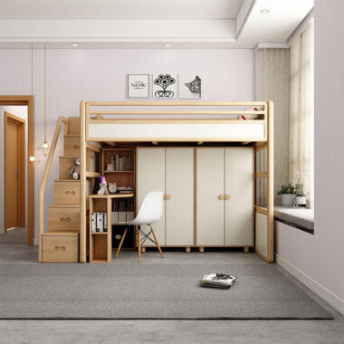 High Quality Kids Loft Bed for Modern Bedroom