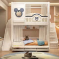New Design Luxury Wooden Bunk Bed for Kids Bedroom