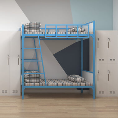 Modern Design Metal Bunk Bed for Dorms and Apartments