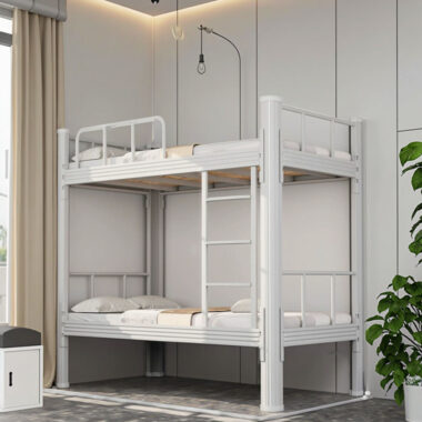 Modern Design Metal Bunk Bed for Dorms and Apartments
