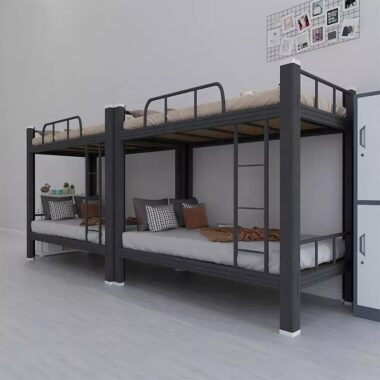 Modern Metal Bunk Bed for School and University Dormitory
