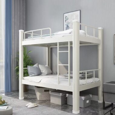 Modern Metal Bunk Bed for School and University Dormitory