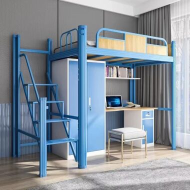 New Design Metal Loft Bed for Adults and Students