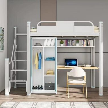 New Design Metal Loft Bed for Adults and Students