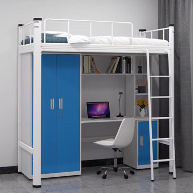 New Design Metal Loft Bed for Adults and Students