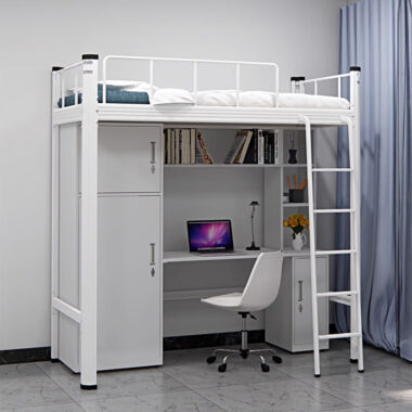 New Design Metal Loft Bed for Adults and Students