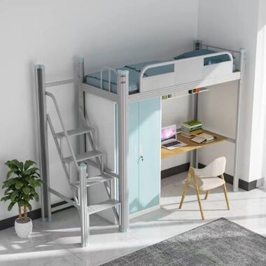 New Design Metal Loft Bed for Adults and Students