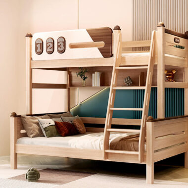 High Quality Modern Wooden Bunk Bed for Kids