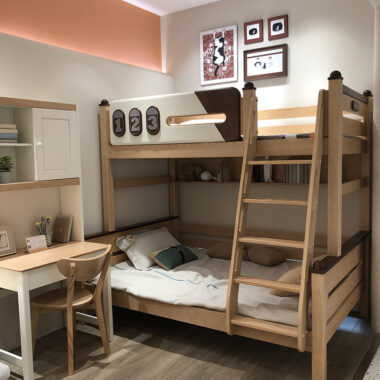 High Quality Modern Wooden Bunk Bed for Kids