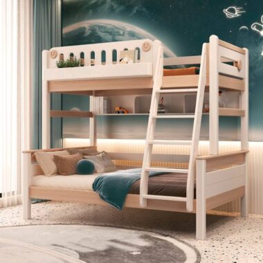 High Quality Modern Wooden Bunk Bed for Kids