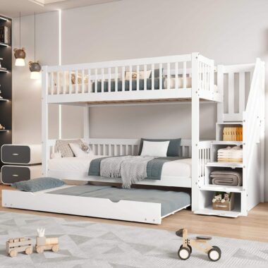 High Quality Modern Wooden Bunk Bed for Kids