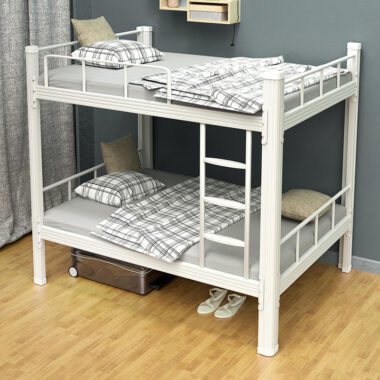 Reinforced Rustproof Metal Bunk Bed for Adults