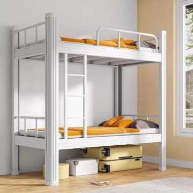 Reinforced Rustproof Metal Bunk Bed for Adults