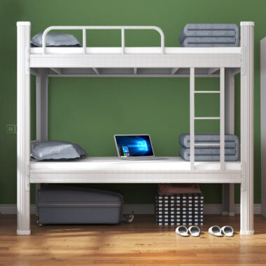 Reinforced Rustproof Metal Bunk Bed for Adults