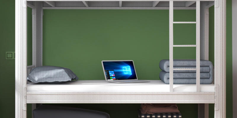 Reinforced Rustproof Metal Bunk Bed for Adults