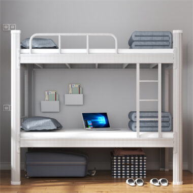 Reinforced Rustproof Metal Bunk Bed for Adults