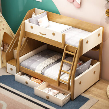 full size double wooden bunk beds for bedroom furniture