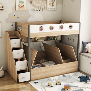 full size double wooden bunk beds for bedroom furniture