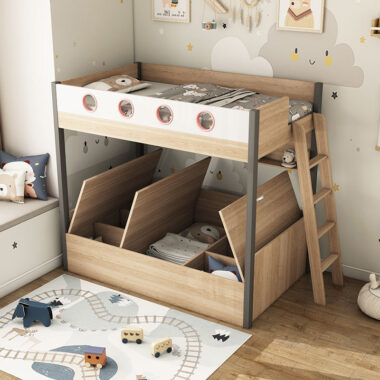 full size double wooden bunk beds for bedroom furniture