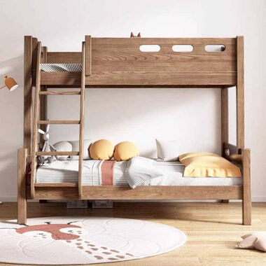 minimalist kids wooden bunk beds with storage drawers bedroom furniture