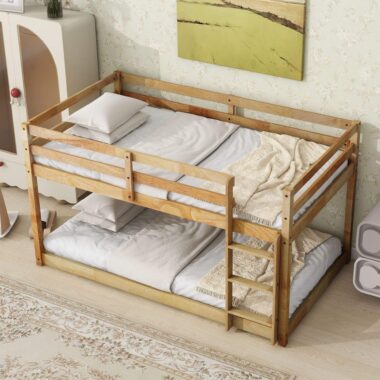 modern professional kids wooden bunk beds for bedroom