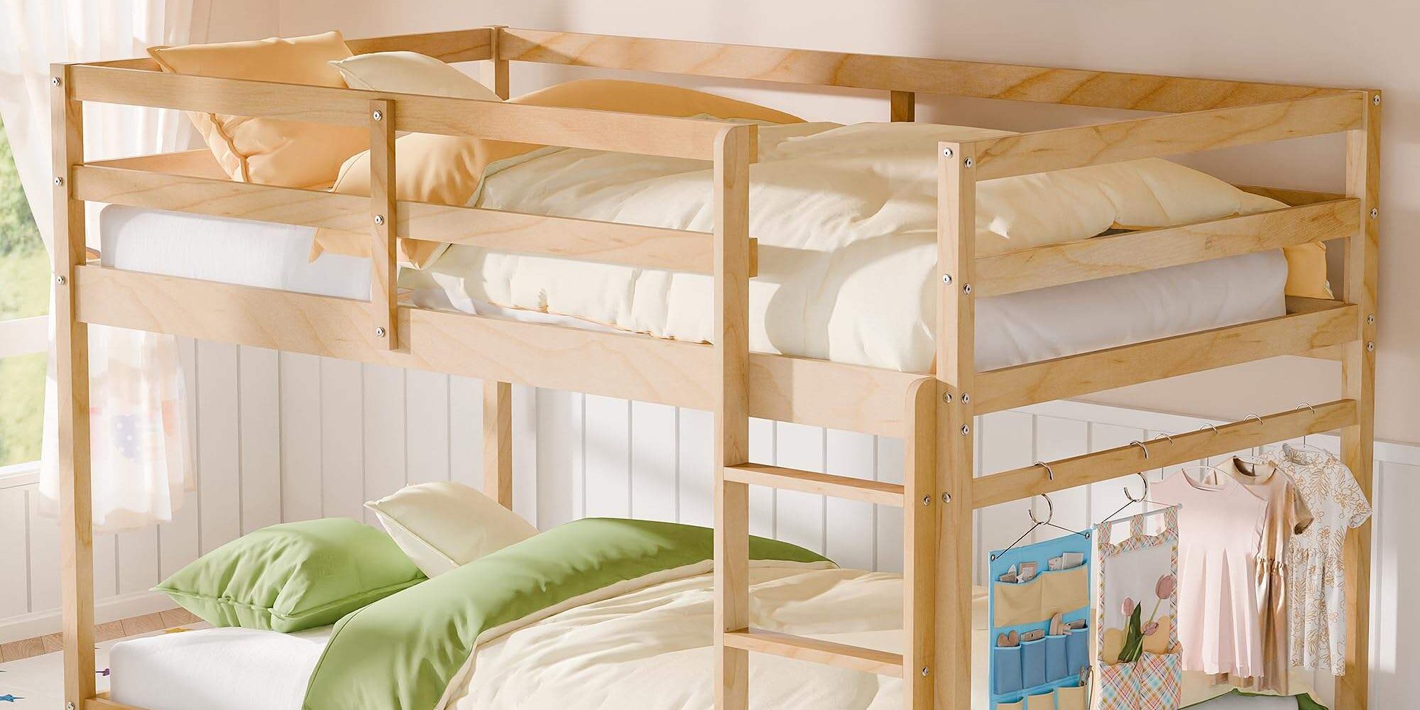 modern professional kids wooden bunk beds for bedroom