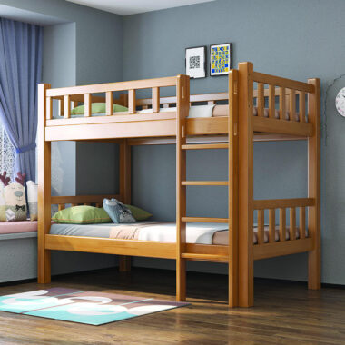 Modern wooden bunk beds for adults and kids bedroom furniture