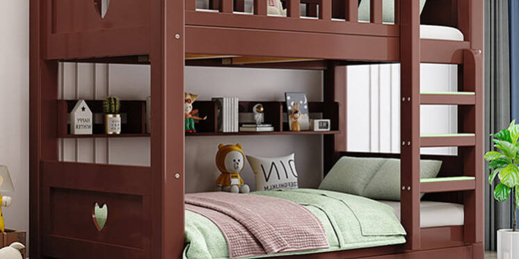 High quality wooden bunk beds for adults and kids bedroom