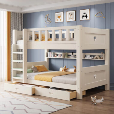 High quality wooden bunk beds for adults and kids bedroom
